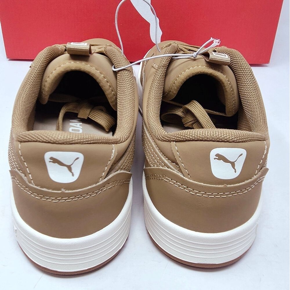 PUMA Men's Skate Court Buck Sneaker Low Top Softfoam Brown Lace Up Size 8.5 NIB - Picture 6 of 14